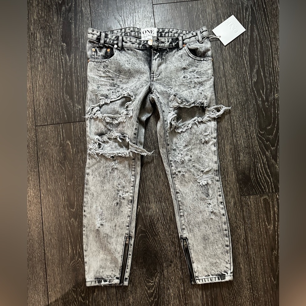 One teaspoon Harley free birds jeans 28